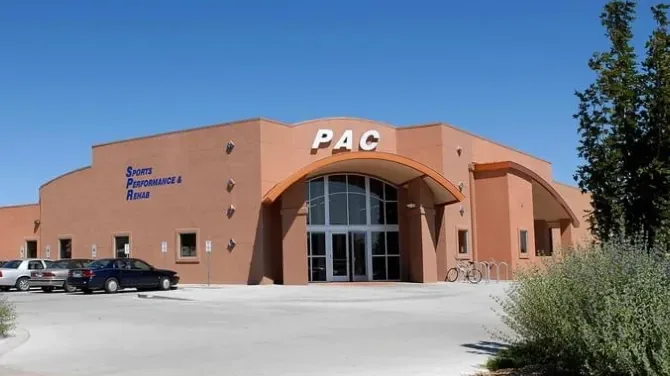 The Pueblo Athletic Center building entrance